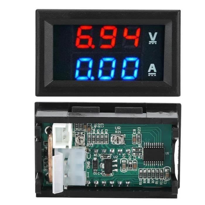 ZHITING 2 Pcs Double Affichage Volt Ampèremètre Voltmètre Ampèremètre 0