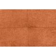 Tête de lit Cala en tissu orange 90-1