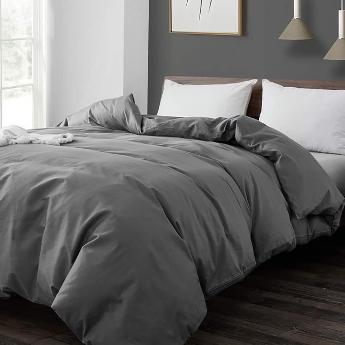 Couleurs Pures Coton Housse De Couette,Simple Style Literie-Bedding