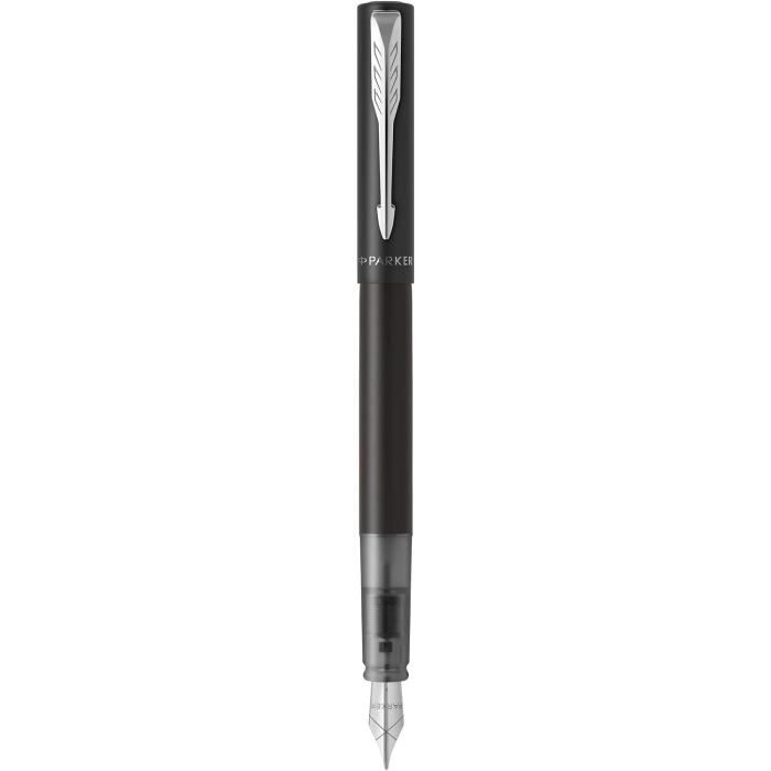 PARKER VECTOR XL Stylo Plume, Laque Turquoise Métallisée Sur Laiton Plume Moyenne Encre Bleue Coffret Cadeau