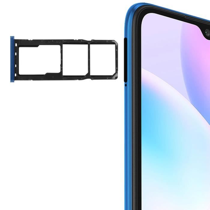 Tiroir à Carte SIM Pour Xiaomi Redmi 9C (4G) 6.53" - Couleur Noire
