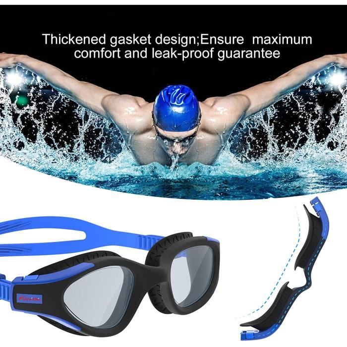 Lunettes de natation, réfléchissantes anti-buée, pour triathlon, sans  fuite, protection UV pour homme, femme et enfants[502] - Cdiscount Sport