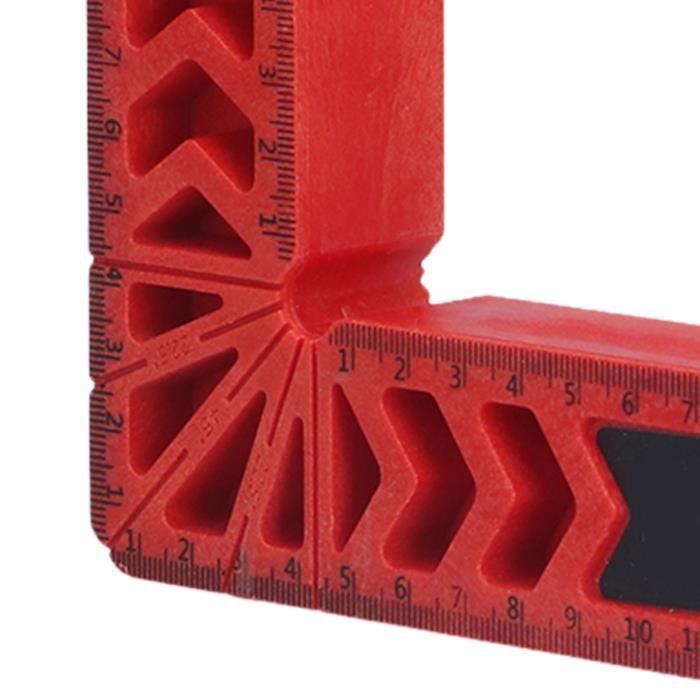 DURATEC — Équerre en plastique avec pinces de clampage, angle de 90º, outil  de menuiserie, travail du bois, très robuste, taille 3-4-6-8 selon modèle  - AliExpress