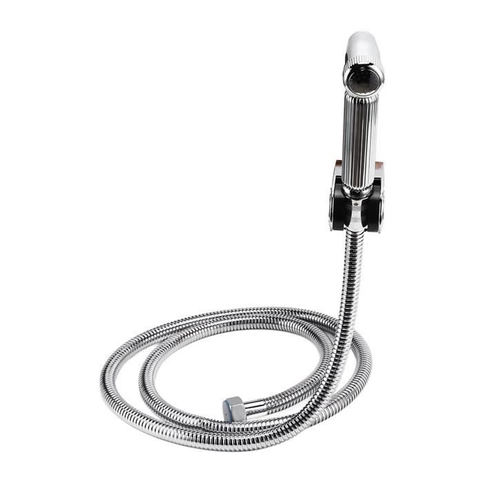 Pommeau De Douche Camping Pomme De Douche Pour Camping-car Avec Tuyau Et Interrupteur Marche Rouge Economie Deau Et Haute Pression Avec Anneau De Guidage De Tuyau Et Support De Douche Pour Camping