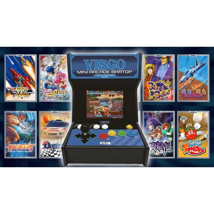 VISCO Mini Borne d'Arcade type BARTOP + 12 Jeux - Cdiscount Jeux vidéo