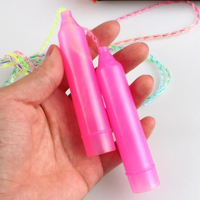Corde à Sauter Réglable Opopark Pour Enfants – 3 M, Poignée Bois, Motif Dessin Animé, Pour 4-7 Ans, Intérieur/extérieur
