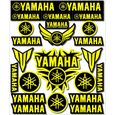 Taille 25x30cm - Autocollants réfléchissants Yamaha Logo moto réservoir, ensemble de décalcomanies Yzf R1 Nma-2
