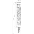 Decoration Balise solaire GALIX G4465 - 20 lumens - A visser ou à planter - H70cm - Blanc Chaud-2