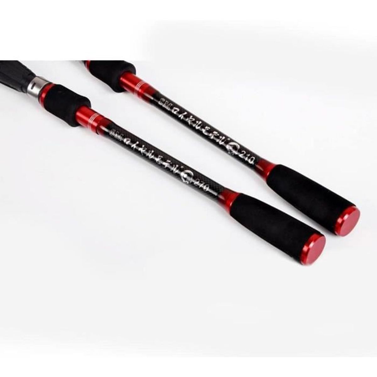 Canne à Pêche Télescopique 1.5-2.7m - Canne Portable Pour Mer Et Eau Douce
