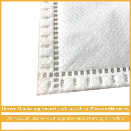 Lot De 10 Sacs D'aspirateur Compatibles Hoover Telios Extra TX52 – Référence 35601865, H81