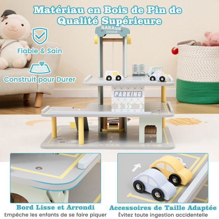Rampe Per Auto Parking 5 étages Molto Avec 10 Voitures - Garage, Ascenseur Et Station-service