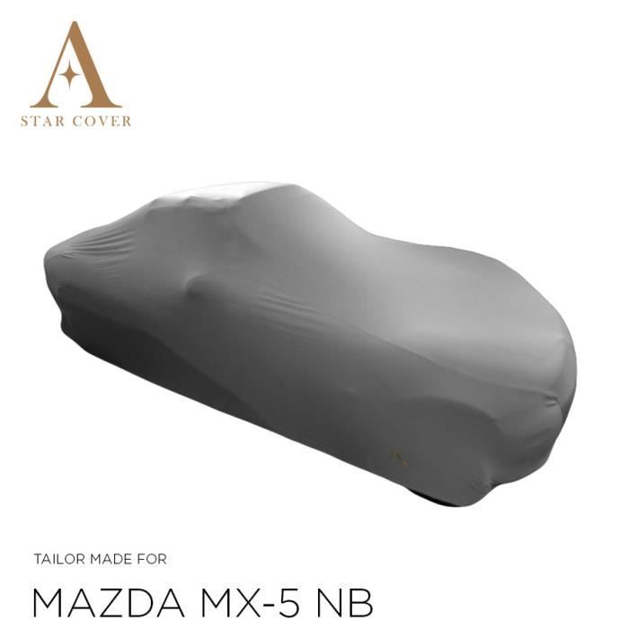  Housse Voiture Exterieur pour Mazda MX-5 NA MX-5 NB MX-5 NC MX5  ND, Bache Voiture Étanche, Bâche Voiture Imperméable Respirante,  Personnalisee, Protection Solaire Durable Indéchirable (Color : 2, Si