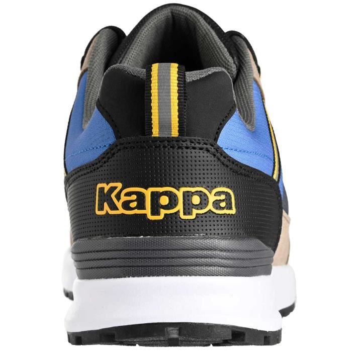 Sneakers Antor pour Homme KAPPA Gris fonc noir Synth tique