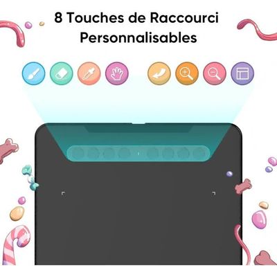Tablette Graphique XPPen DECO01V3 - 10x6 Pouces - Stylet 16K Niveaux - Compatible PC/Mac/Android