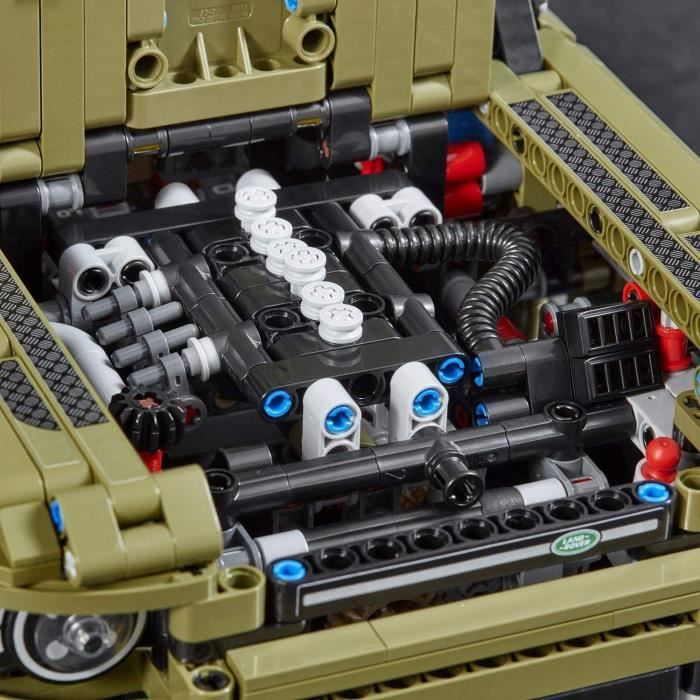 LEGO Technic Land Rover Defender Jeu de construction Vert Mixte 2573 Pieces Cdiscount Jeux Jouets