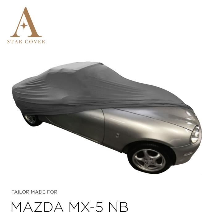 Demi-bâche adaptée à Mazda MX-5 NC 2005-2014 Housse de voiture compacte en  route ou au camping