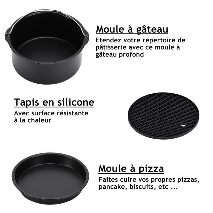 GM11372-Accessoires Pour Friteuse à AirPoêLe à Pizza Pour Friteuse à