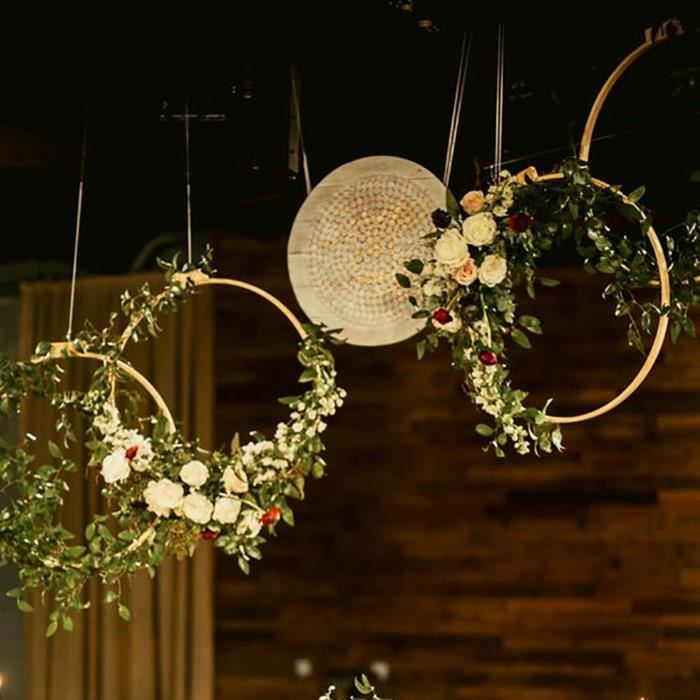 10 Anneaux Bambou 15cm - Pour Attrape-Rêves, Couronnes, Macramé - DIY Déco