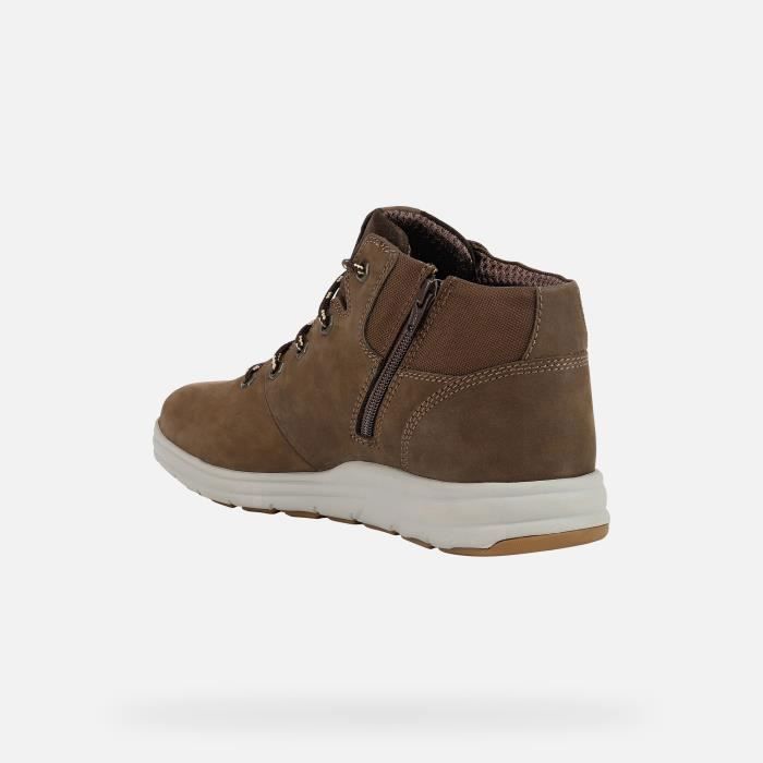 Bottines Homme Geox U HALLSON en Cuir Marron Style baskets decontracte Ultra legeres et respirantes Marrone Cdiscount Chaussures