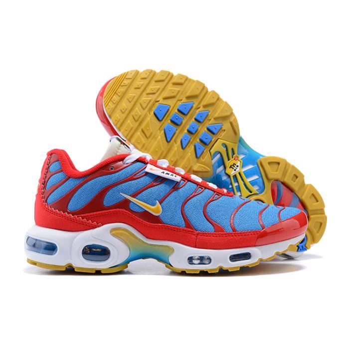Nike rouge sales jaune bleu