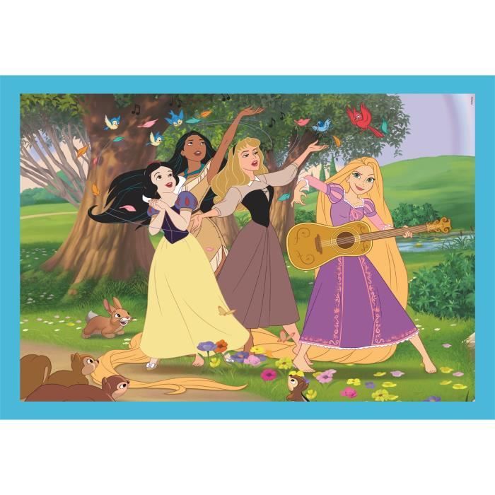 CLEMENTONI - Puzzle 4 en 1 - Disney Princess - Cdiscount Jeux - Jouets