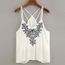 Top brodé dentelle clearance