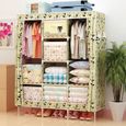Armoire Penderie Imprimee 130 45 170 Cm Assembler La Garde Robe