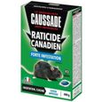 CAUSSADE CARPT400 Raticide Canadien Forte Infestation Appat Pret a l'Emploi Nourriture pour Petit Animal 40 Pieces-0