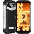 Téléphone portable Incassable DOOGEE V Max (2023) - Argent - Grande Batterie 22000mAh - 108MP Camare - NFC GPS-0