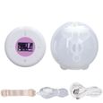 TMISHION Tire-lait portable électrique Tire-lait portable simple 9 Force d'aspiration Empêche le reflux Pompe d'allaitement mains-0