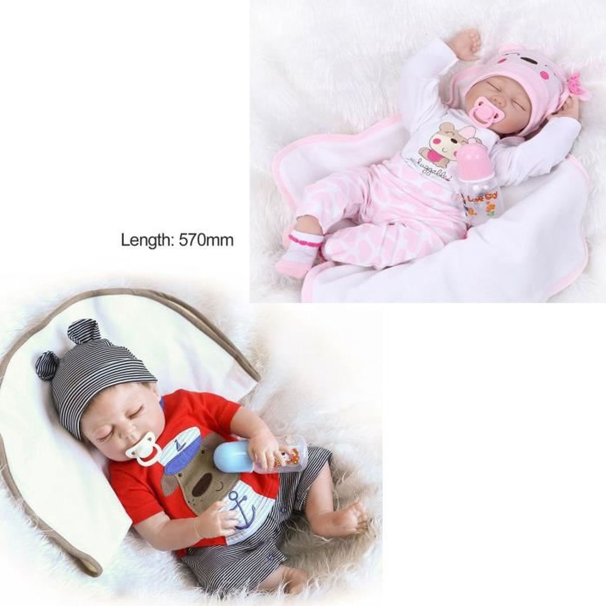 2pcs Bebes Reborn Fille Et Garcon Cdiscount Jeux Jouets 2pcs Bebes Reborn Fille Et Garcon Cdiscount Jeux Jouets