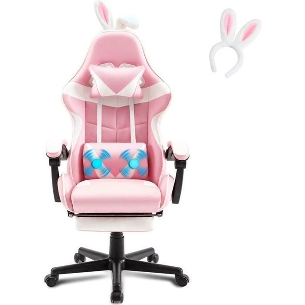 Soontrans Chaise gaming, Fauteuil de Bureau Gamer Ergonomique avec