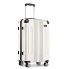 Kono Valise Cabine 67×44.5×26cm Valise de Voyage Ultra léger Rigide ABS Bagage à Main à 4 roulettes Petite Valises, Beige