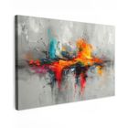 Impression sur Toile 120x80 cm - Décoration Murale Peinture - Motif Explosion de l'art abstrait - MuchoWow