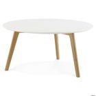 Table Basse De Salon Ronde Kofy Style Scandinave Achat Vente