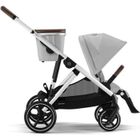 Poussette double CYBEX GAZELLE S Silver Lava Grey - Mixte - 4 roues - Poussette citadine