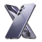 HTDMOBILES Coque pour Samsung Galaxy S24 5G - housse etui silicone gel fine + verre trempe - TRANSPARENT TPU