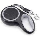 WATERPULSE Laisse Enrouleur pour Gros Chien HAUTST 8M Nylon Solide Gris