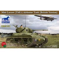 LCC® Bronco Models Militaire UK M22 "Locust" Airborne Char (T9E1)1:35 Plastic Kit Maquette