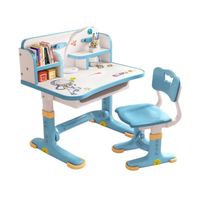 Bureau Enfant, Ensemble Bureau et Chaise pour Enfants avec Réglable en Hauteur, tables et chaises d'apprentissage pour enfants