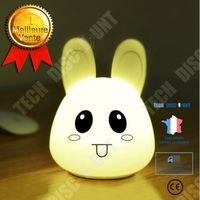 TD® Expression lapin animal cadeau LED mignon Veilleuse avec silicone meilleurs enfants cadeau