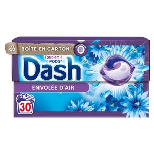 LESSIVE DASH Pods x 30 La Collection lessive en capsules e