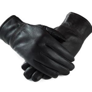 Gants Homme Cuir Tactiles Doublés Polaire - Isotoner Reference : 11274