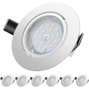 SPOTS - LIGNE DE SPOTS LED Spots Encastrables, Blanc Neutre 4500K,600lm P