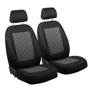 Sitzbezüge housses de protection set ce vw t5 transporteur tissu Foncé Gris