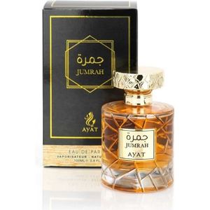 EAU DE PARFUM Parfum Jumrah 100ml Ayat Perfumes- Made in Dubaï Avec Des Notes d'Épices Ambre Vanille Cannelle et Boisée - EDP Oriental Unisexe