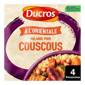 ÉPICES & HERBES LOT DE 5 - DUCROS - Mélange Pour Couscous Oriental - épices - sachet de 20 g
