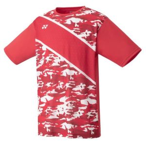 MAILLOT DE TENNIS Yonex t-shirt de tennis Tournhomme en polyester rouge