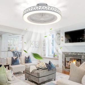 VENTILATEUR DE PLAFOND 6 Vitesses Ventilateur De Plafond Avec Lampe Et Té