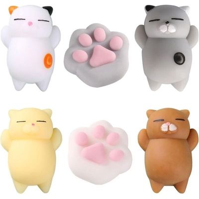 Ensemble de 8 pcs Jumbo Glitter Mochi Squishy Jouet Sensuel Doux, Squeeze Fidget Jouets, récompenses en Classe,Goody Bag Filler - Jeux - Jouets